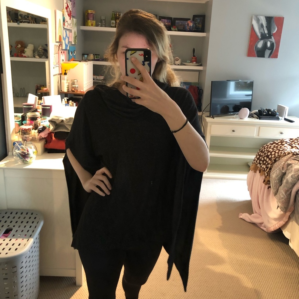 White House Black Market Poncho